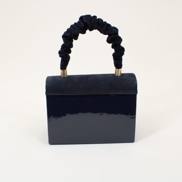 EMIS Ruffle Handle Box Clutchbag T37-LS - Image 2