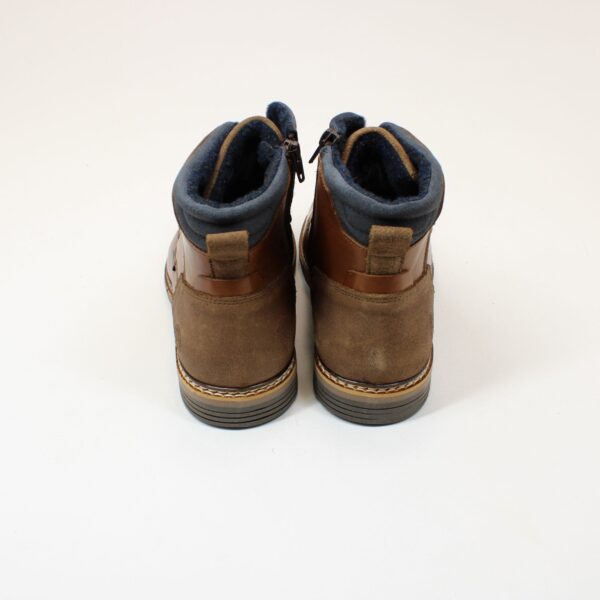 ESCAPE Mens Leather Side Zip Ankle Boots Kingsfield - Image 3