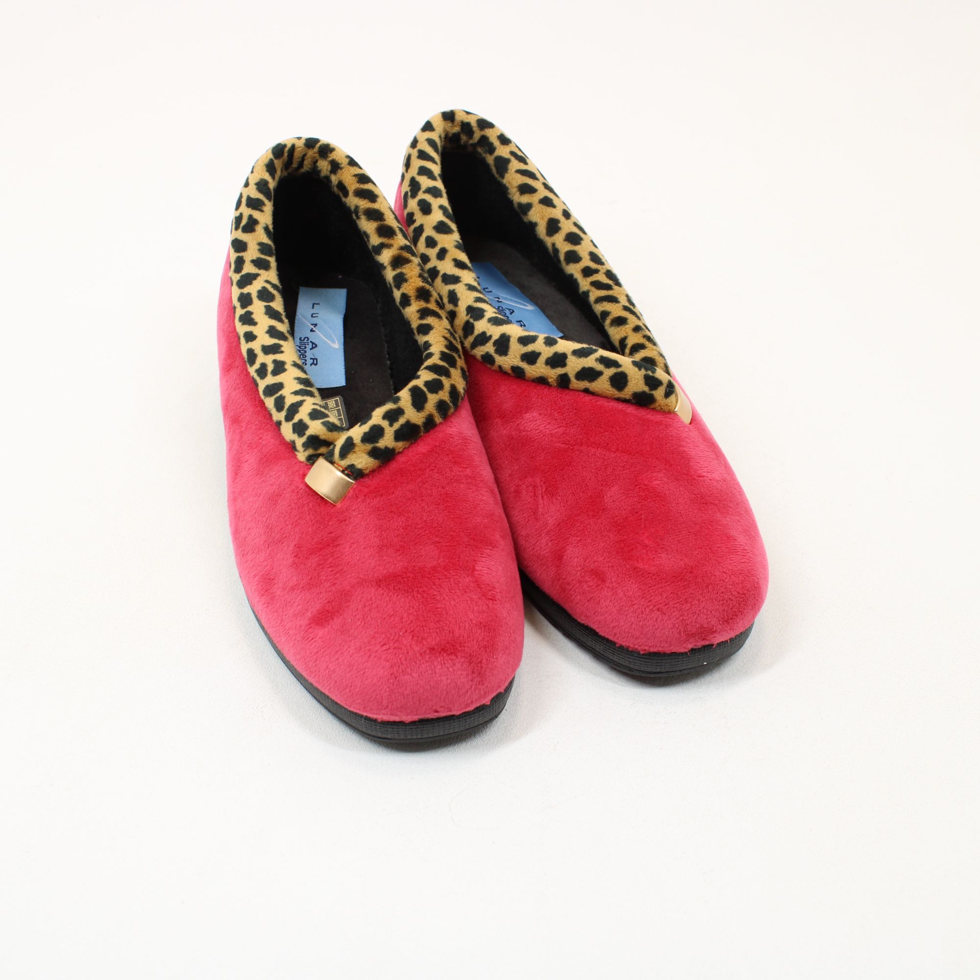 LUNAR Paloma Leopard Trim Slipper KLA005 - Image 2