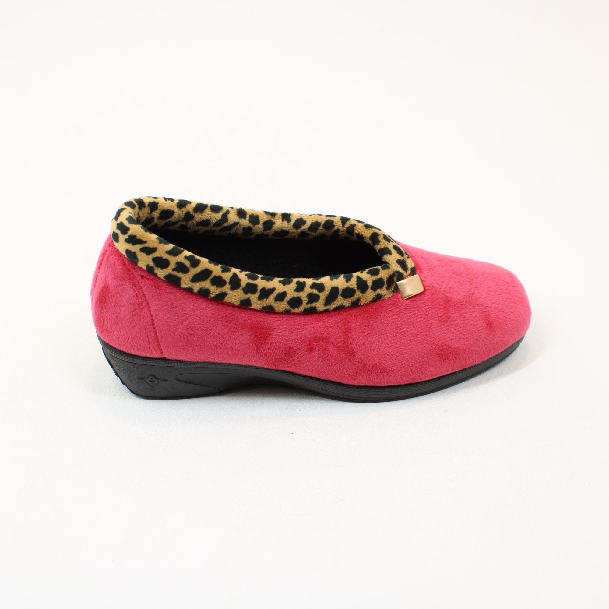 LUNAR Paloma Leopard Trim Slipper KLA005