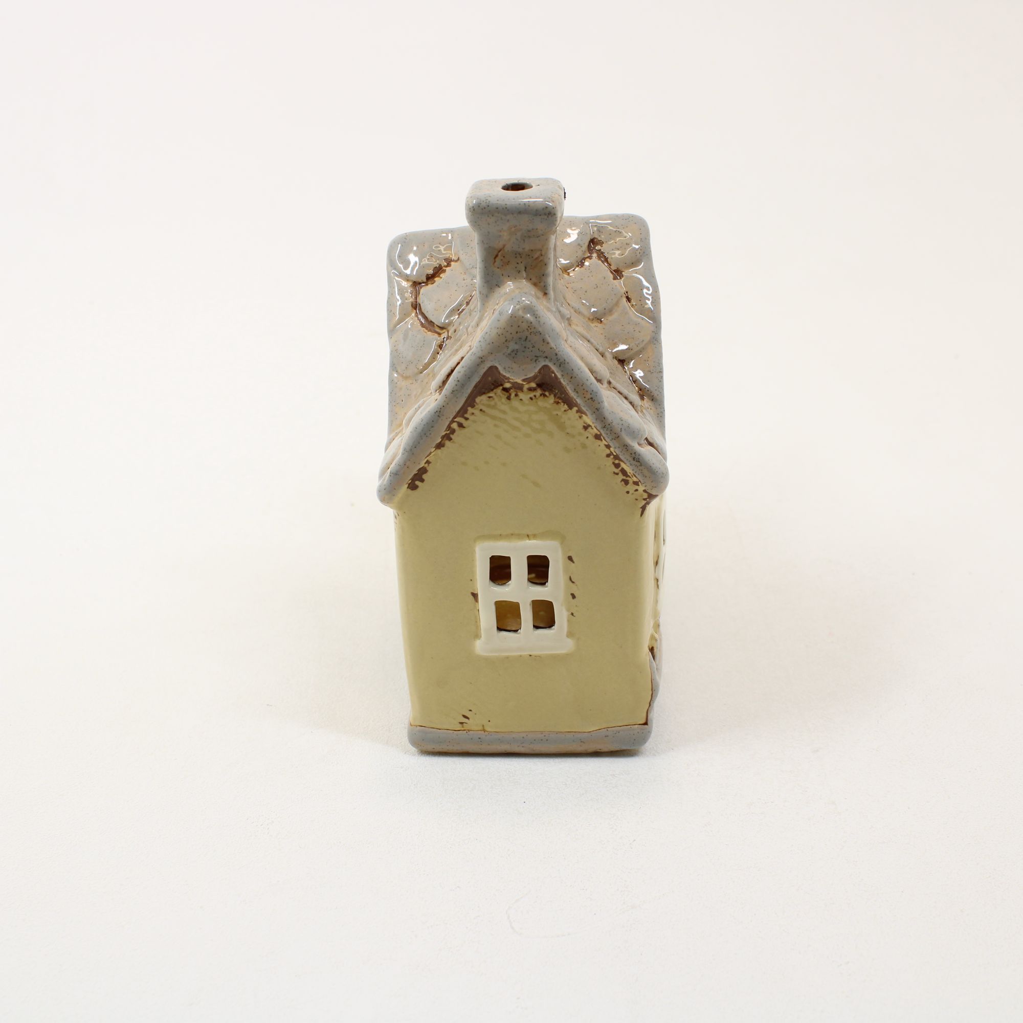 SHUDEHILL Village Pottery Garden House Light Grey Tealight 340287 - Image 4