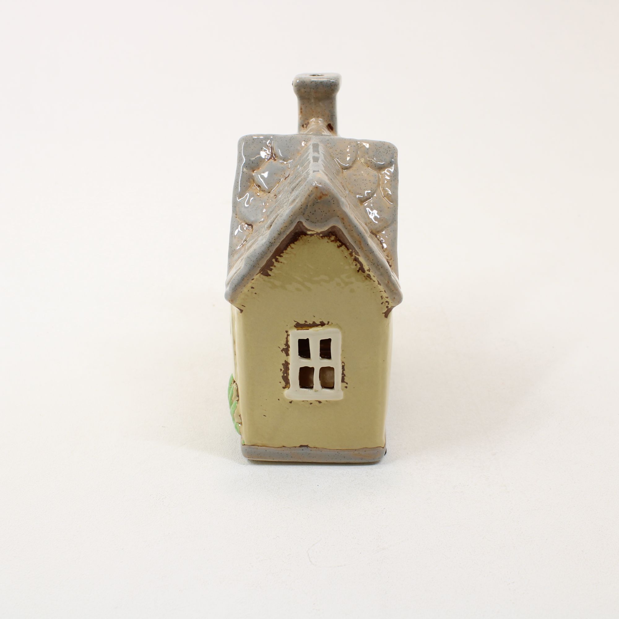 SHUDEHILL Village Pottery Garden House Light Grey Tealight 340287 - Image 3
