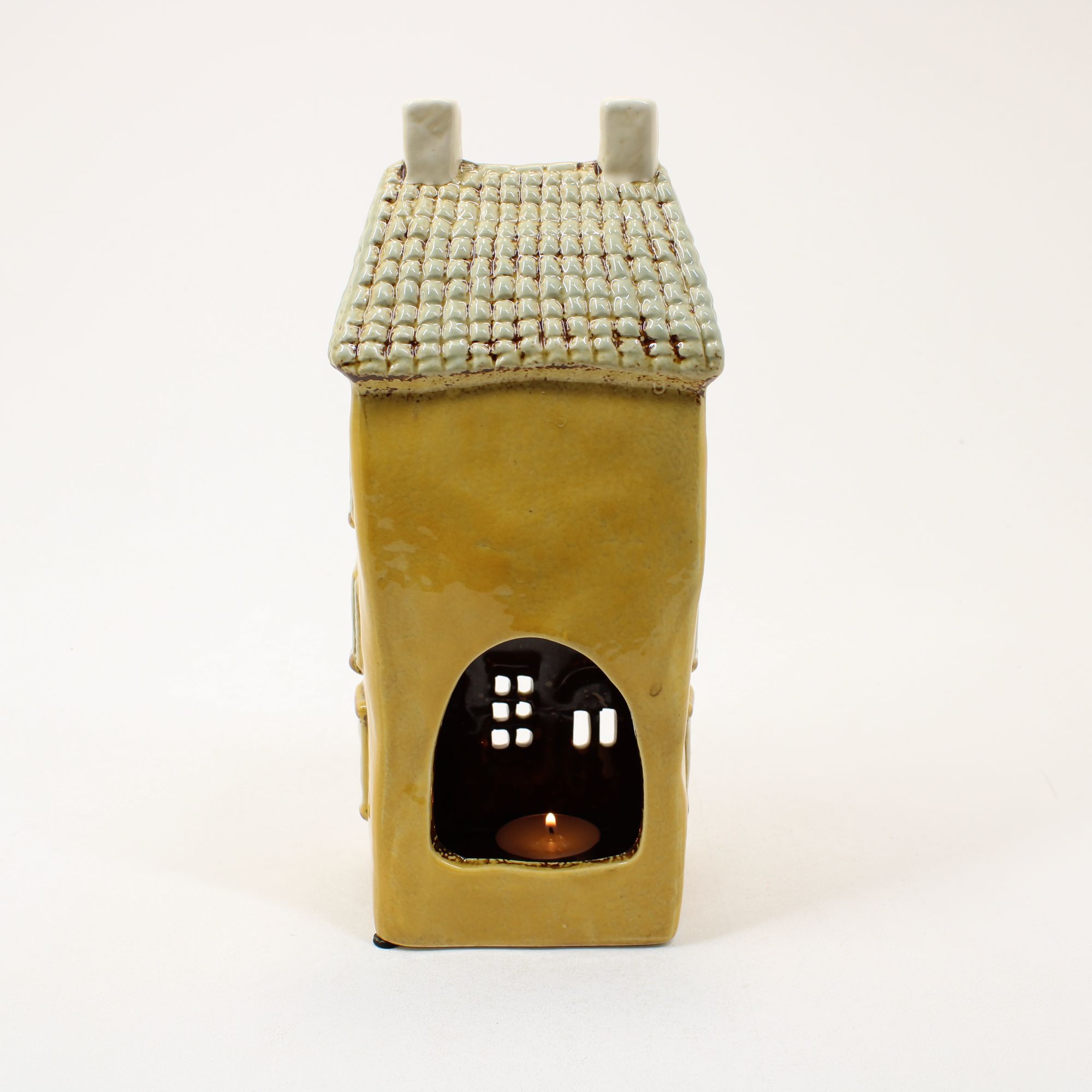 SHUDEHILL Village Pottery Garden House/Shutter Tealight 340293 - Image 2