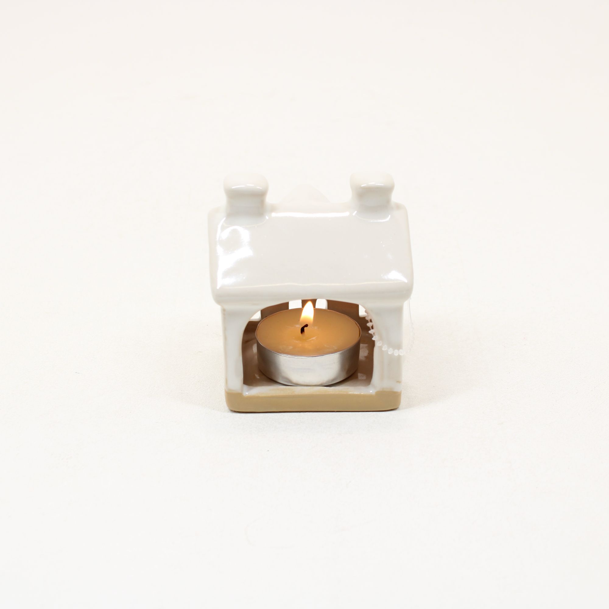 SHUDEHILL Christmas Star Glazed House Tealight Traditional 342201 - Image 4