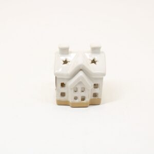 SHUDEHILL Christmas Star Glazed House Tealight Traditional 342201