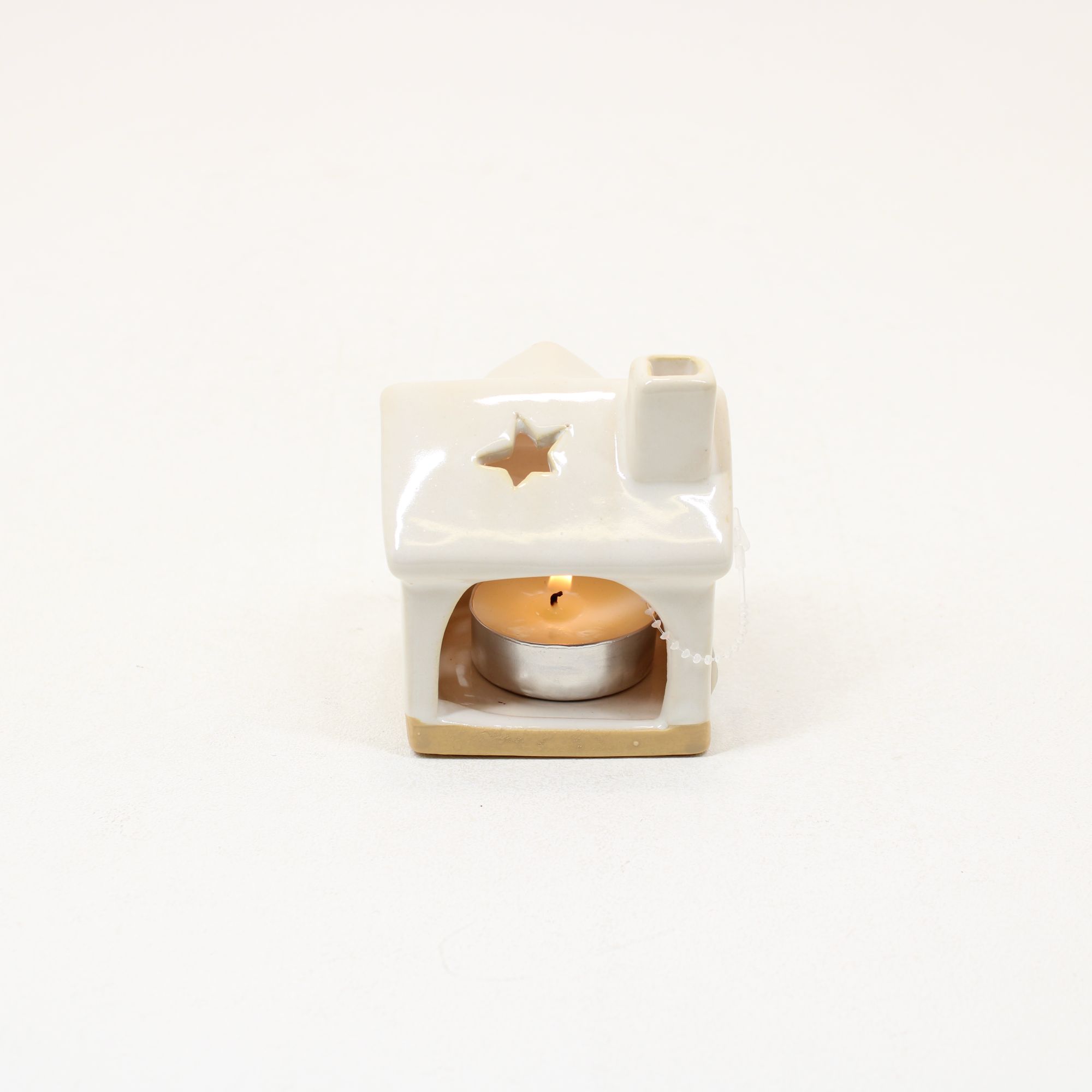 SHUDEHILL Christmas Star Glazed House Tealight Traditional 342201 - Image 8