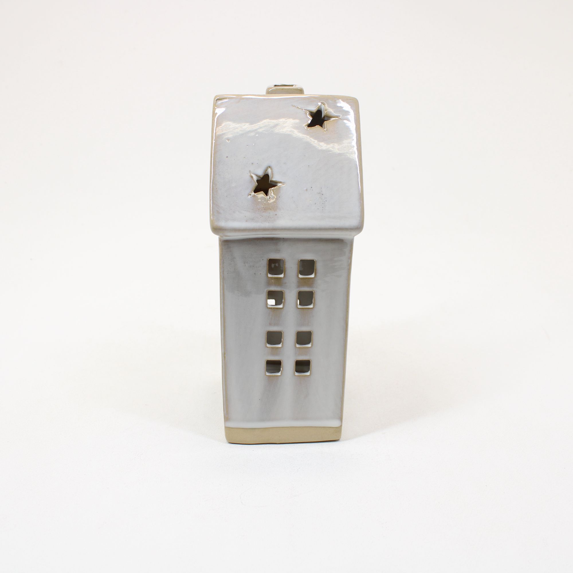 SHUDEHILL Christmas Glazed House Tealight Tall Large 342206 - Image 2