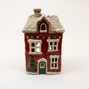 SHUDEHILL Village Pottery Xmas Dormer House Tealight 345230