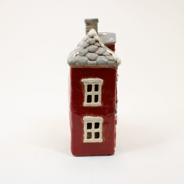 SHUDEHILL Village Pottery Xmas Wreath House Tealight 345232 - Image 2