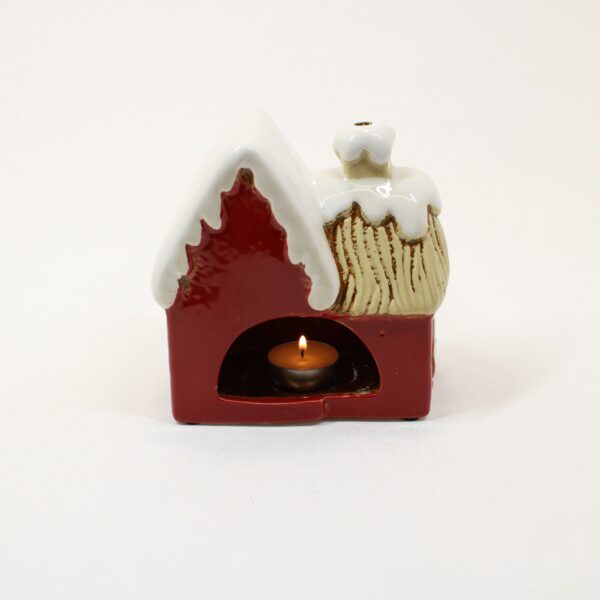 SHUDEHILL Village Pottery Christmas Round Window House Tealight 350201 - Image 4