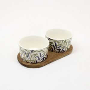 SHUDEHILL William Morris Willow Bough 2 Snack Bowls on Tray LP74940