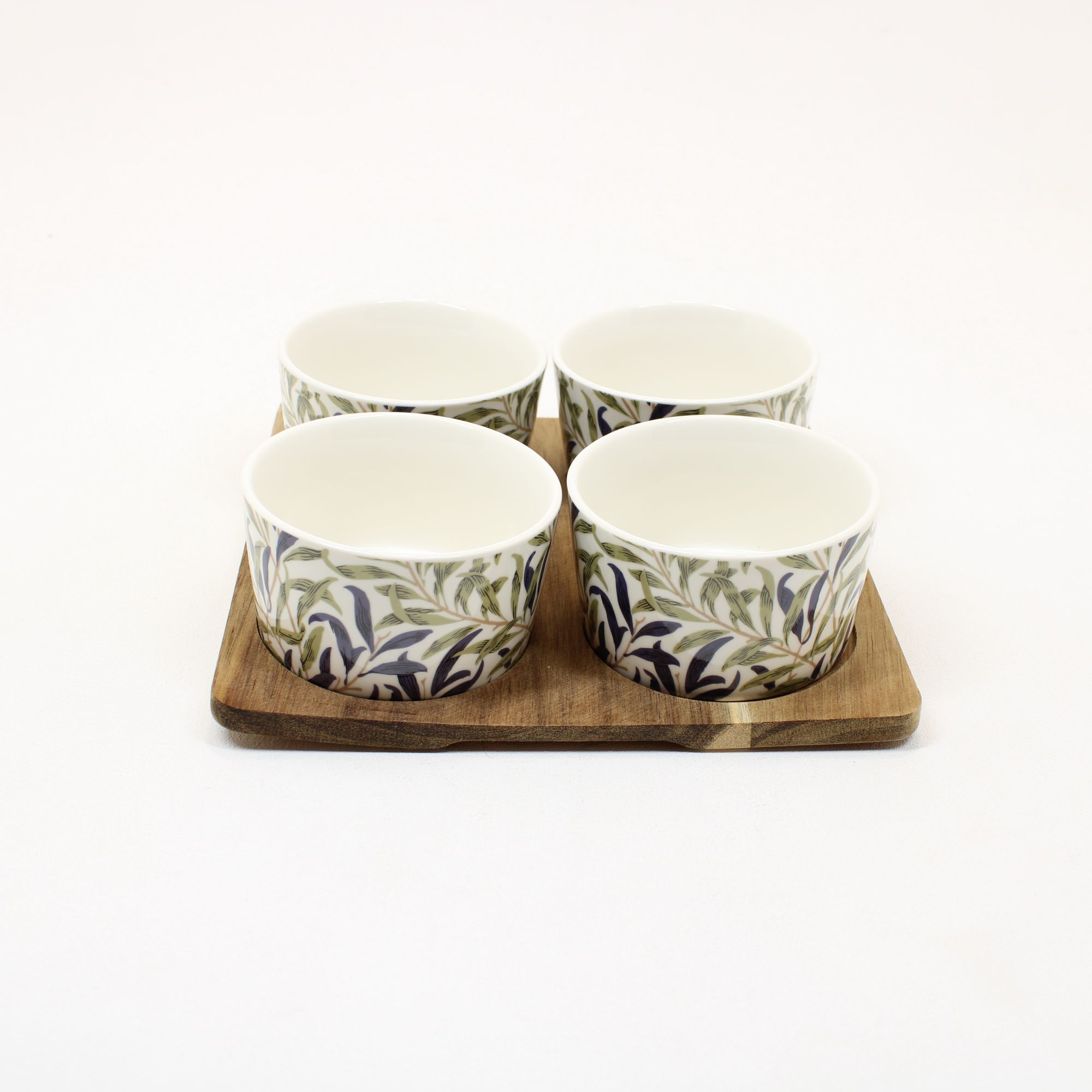 SHUDEHILL William Morris Willow Bough 4 Snack Bowls on Tray LP74942 - Image 2